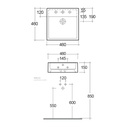 RAK- Nova  Semi Counter  460x460mm