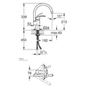 sink mixer (L/T) GROHE EUROSMART 33202002