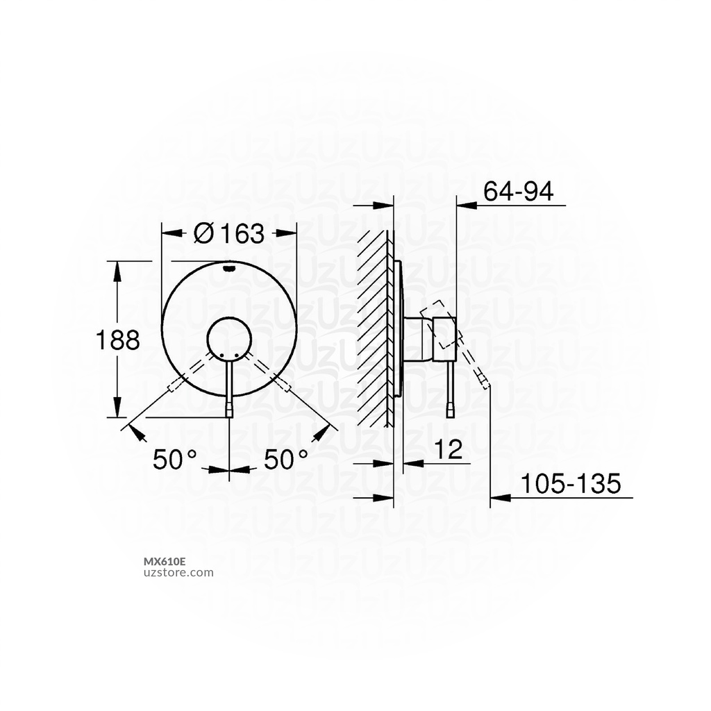 Essence Shower Trimset GROHE-GR19286001