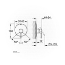 Essence Shower Trimset GROHE-GR19286001