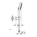 Power & Soul Cosmopolitan 130 Handshower set 4 sprays GROHE-GR27741000