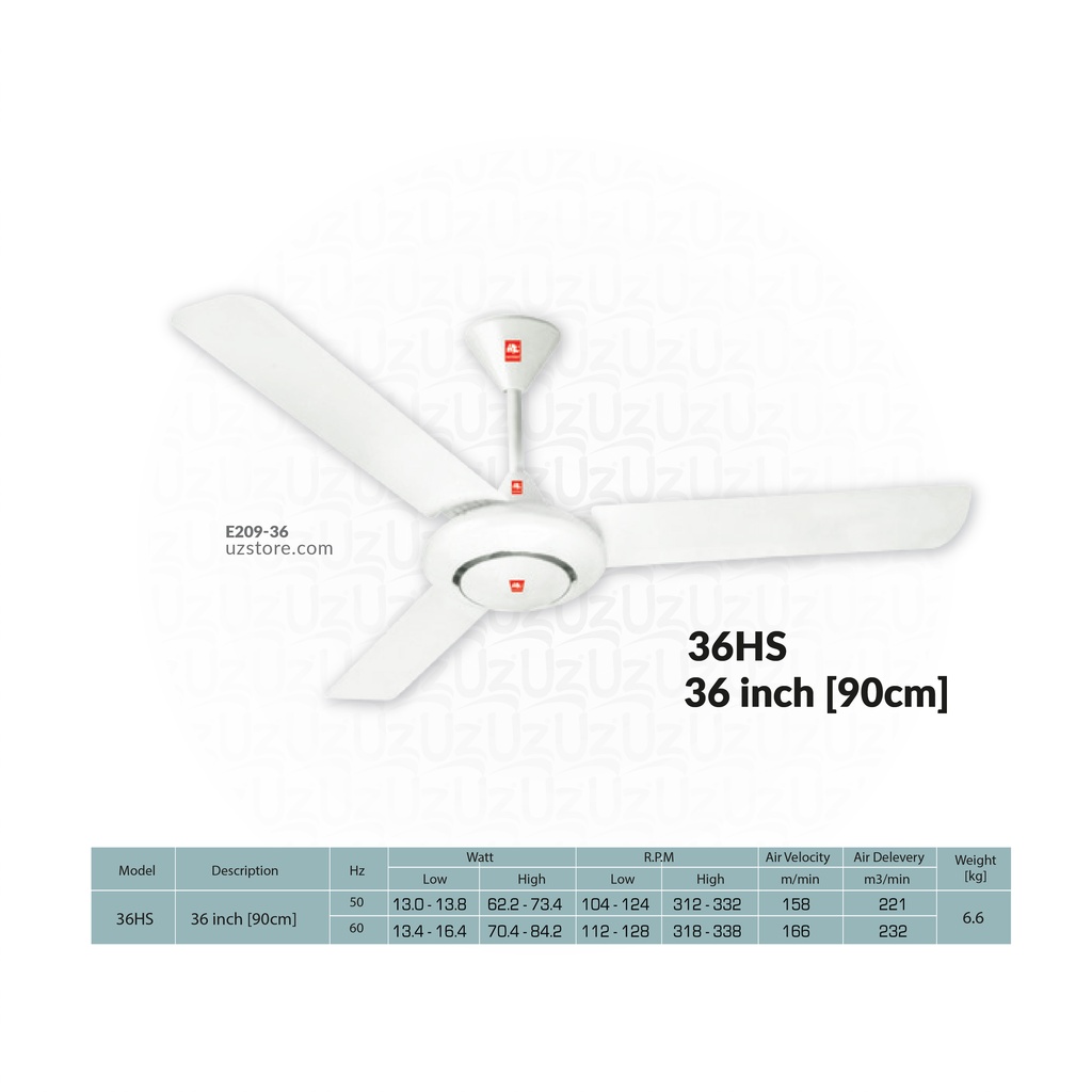 Hayashi Celling Fan 36 WH