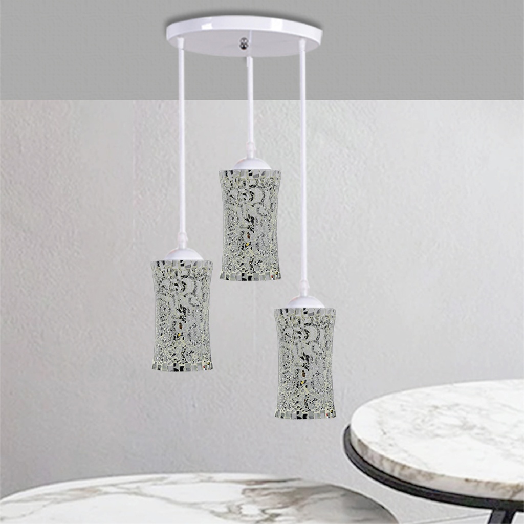 Celling Mosaic Glass light 3way