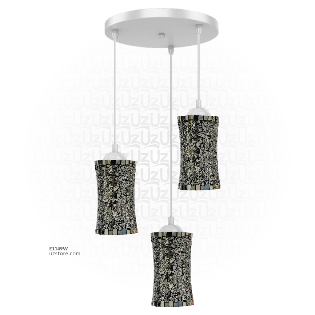 Celling Mosaic Glass light 3way