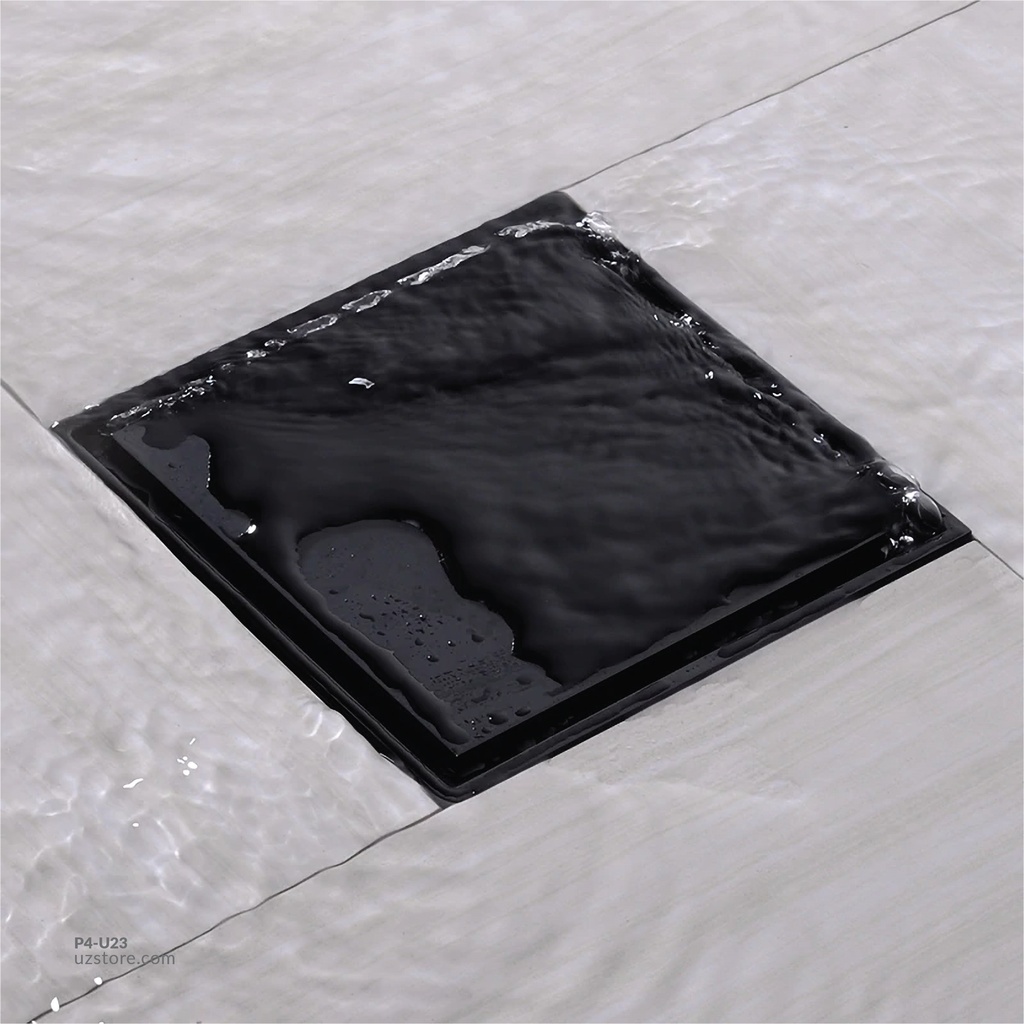 Black Color Brass Floor Drain 9873ABC 15*15