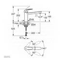 GROHE Eurosmart SLM Kitch Medium EU 304632430