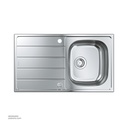 GROHE K200 Stainless steel sink with drainer , 31552SD1 , stainless steel