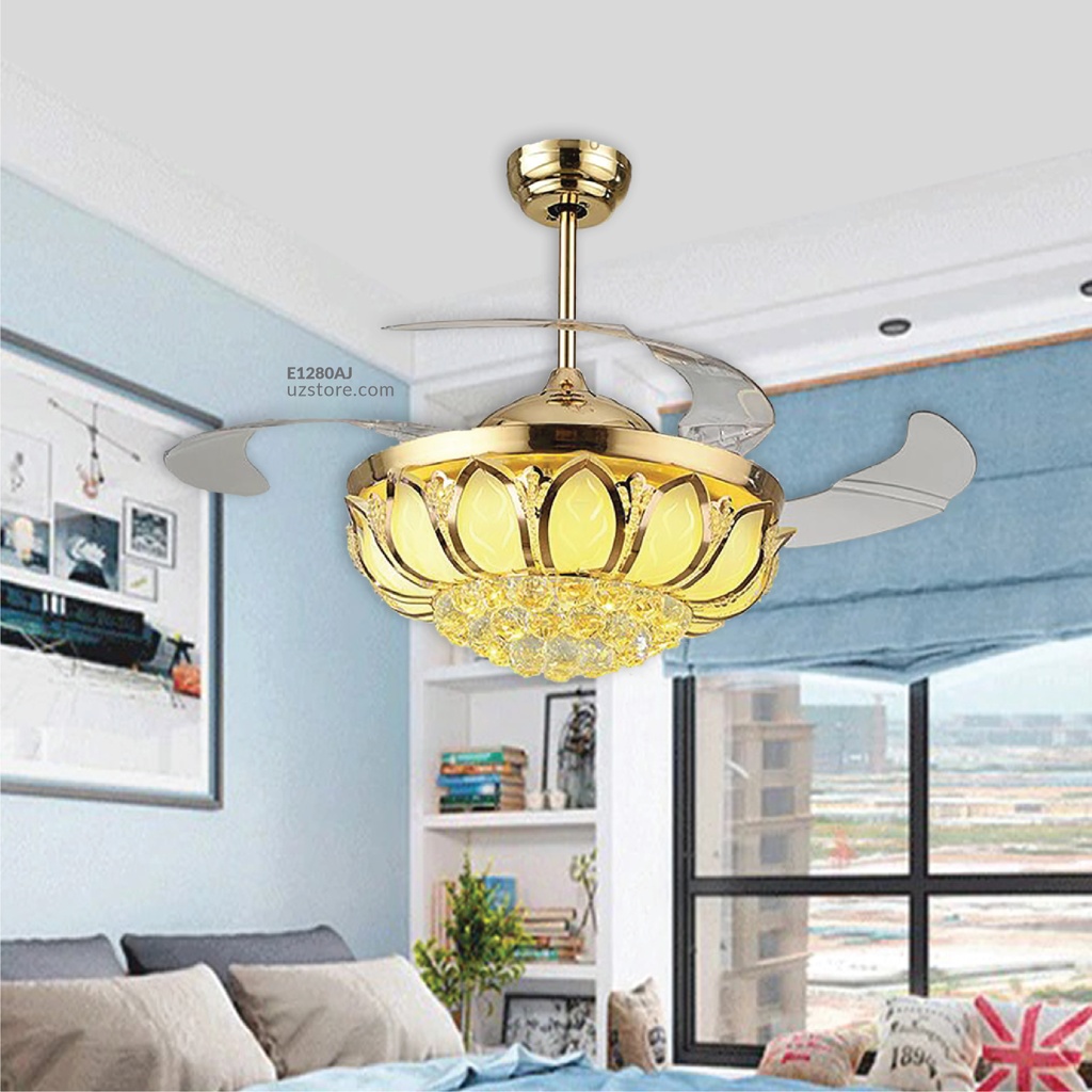 Decorative Fan With LED