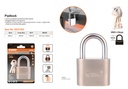 Shind - 60MM matt rounded lock 37453