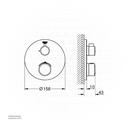 GROHE Grohtherm THM Trim Shower Rd 1022122430