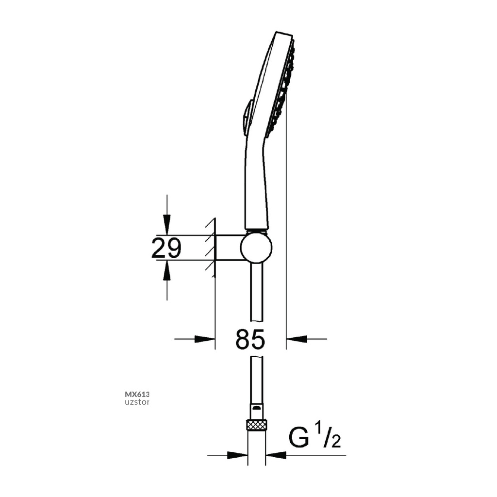 Power & Soul Cosmopolitan 130 Handshower set 4 sprays GROHE-GR27741000