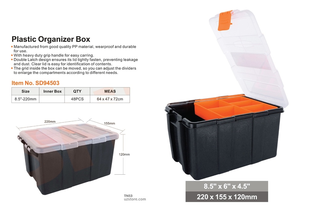 Shind - G-421-2 tool box 22*15.5*12 94503