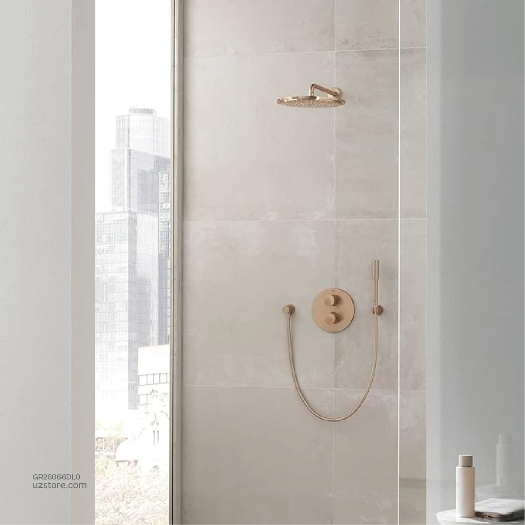 GROHE Rainshower Cosmopolitan 310 Head shower set 380 mm , 1 spray , 26066DL0 , brushed warm sunset