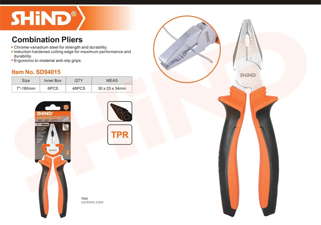 Shind - 7 inch 180MM wire cutters 94015