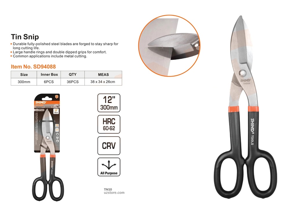 Shind - 12 inch 300MM American iron scissors 94088