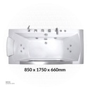 Jacuzzi(Rectangle)ZS-8526 Acrylic bathtub  175*85