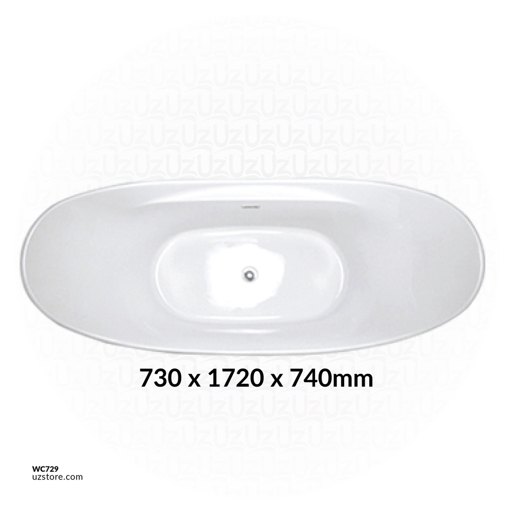 Banyu (Oval)ZS-9026 Acrylic bathtub  730*1720