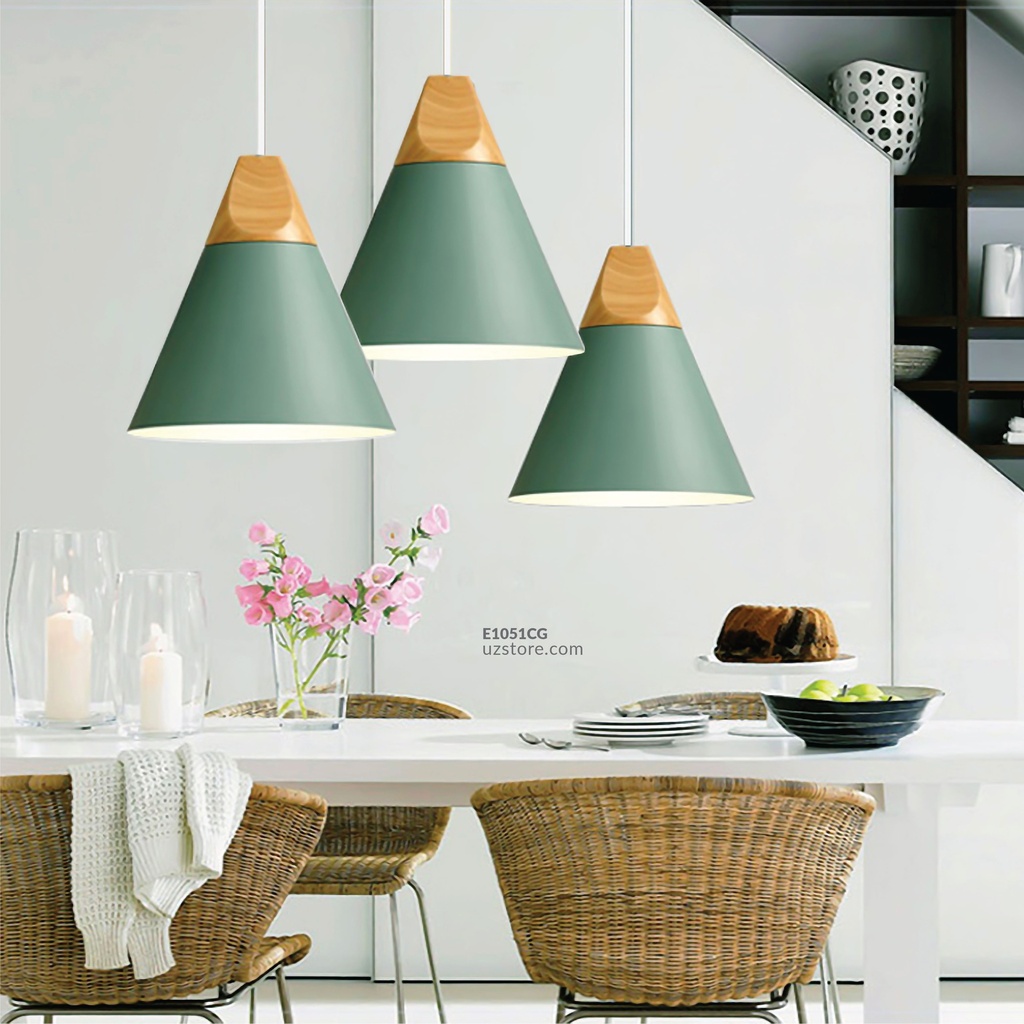 Hanging Light E27 7745/C GREEN