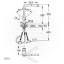 GROHE Minta OHM sink L-spout extr.mou. 32168000