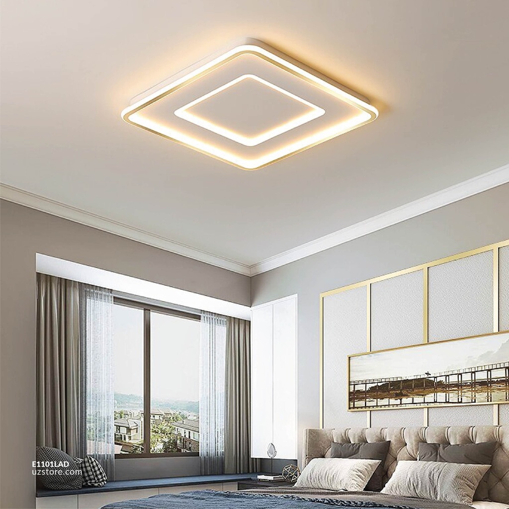 LED Ceiling Light A-90 Gold Frame