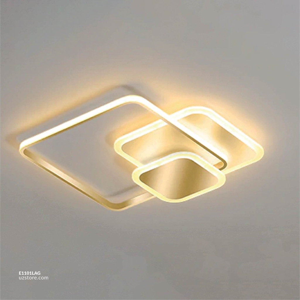 LED Ceiling Light A-09 Gold Frame