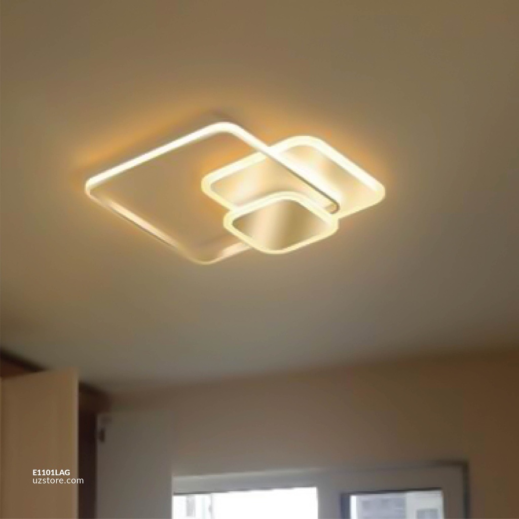 LED Ceiling Light A-09 Gold Frame