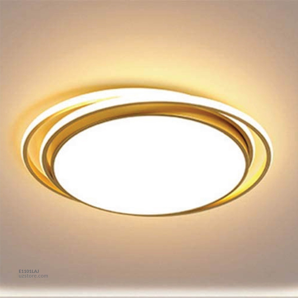 LED Ceiling Light B-01 Gold Frame