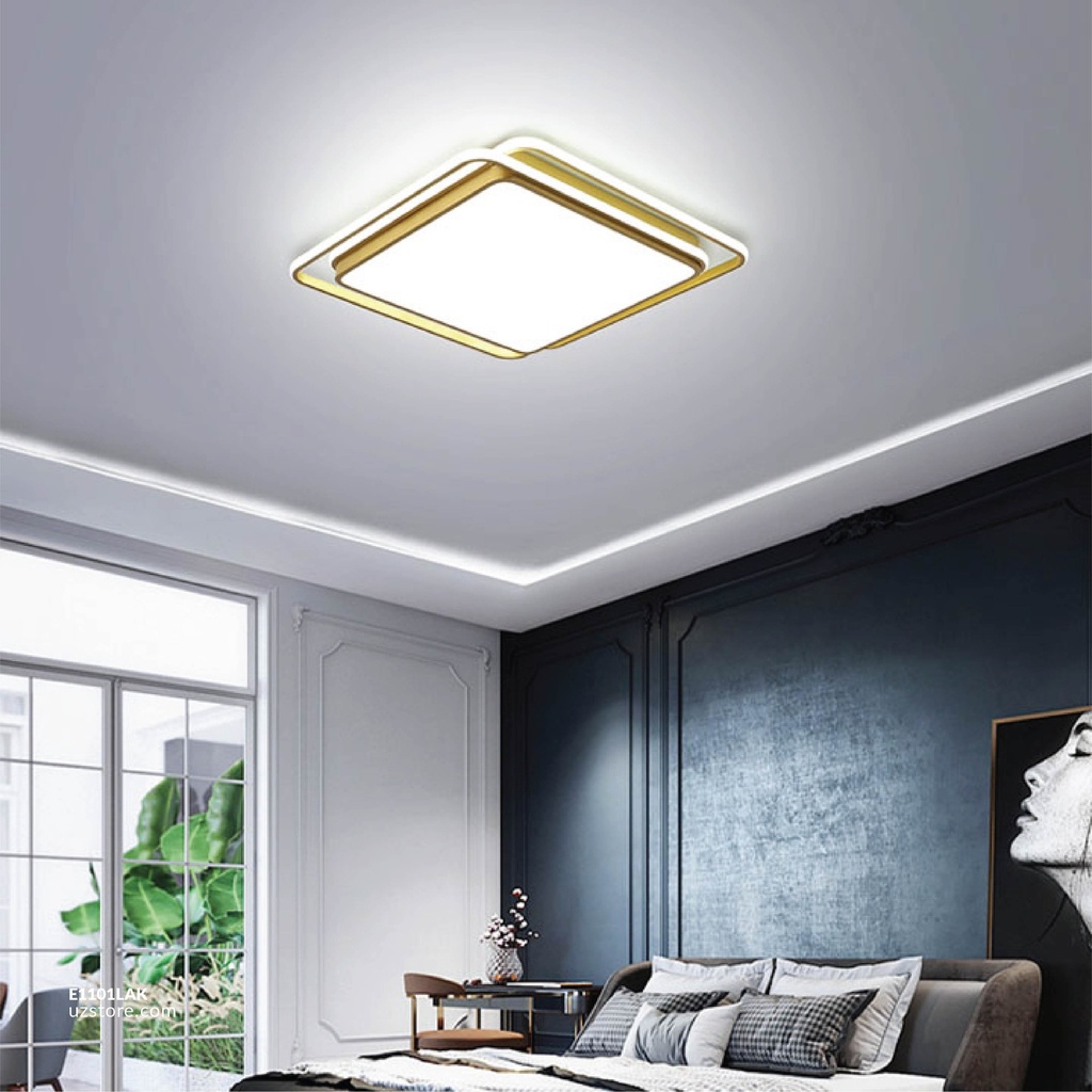 LED Ceiling Light B-02 Gold Frame
