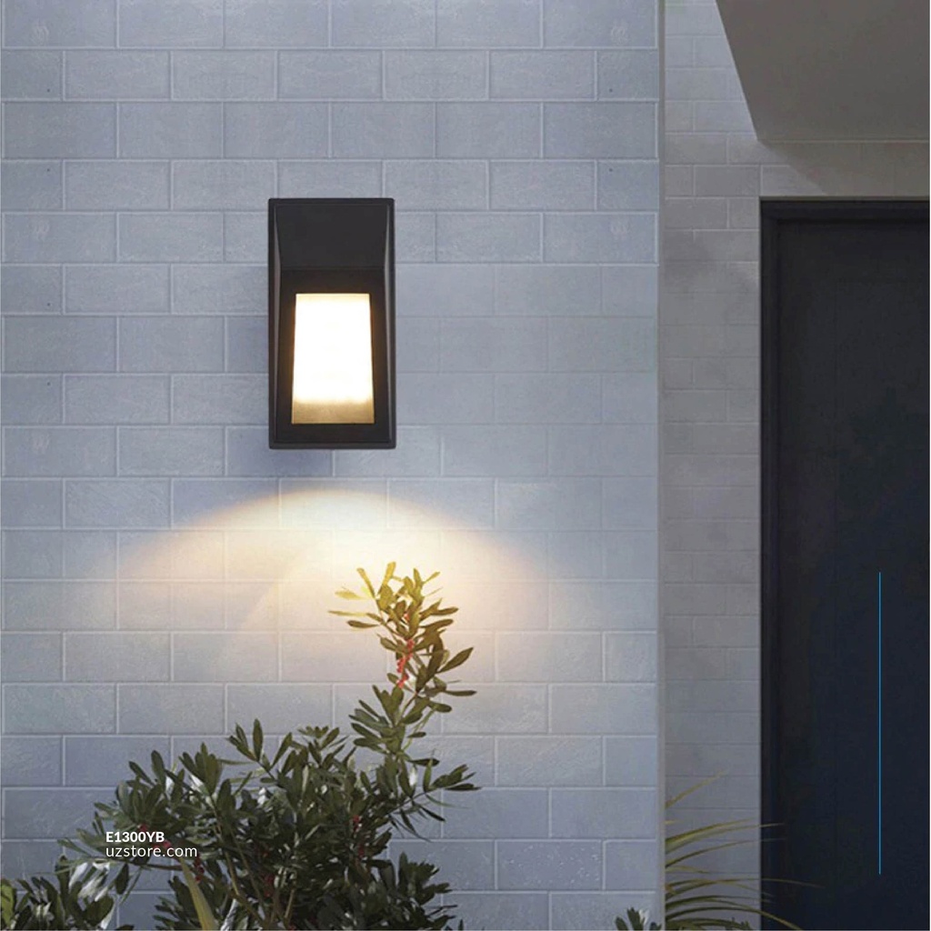 LED Outdoor Wall LIGHT JKF825 10W WW BLACK