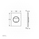 GROHE Nova Cosmopolitan S Wall plate , 37601KF0 , phantom black