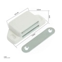 White Cabinet Door Closer Magnetic CT-2161