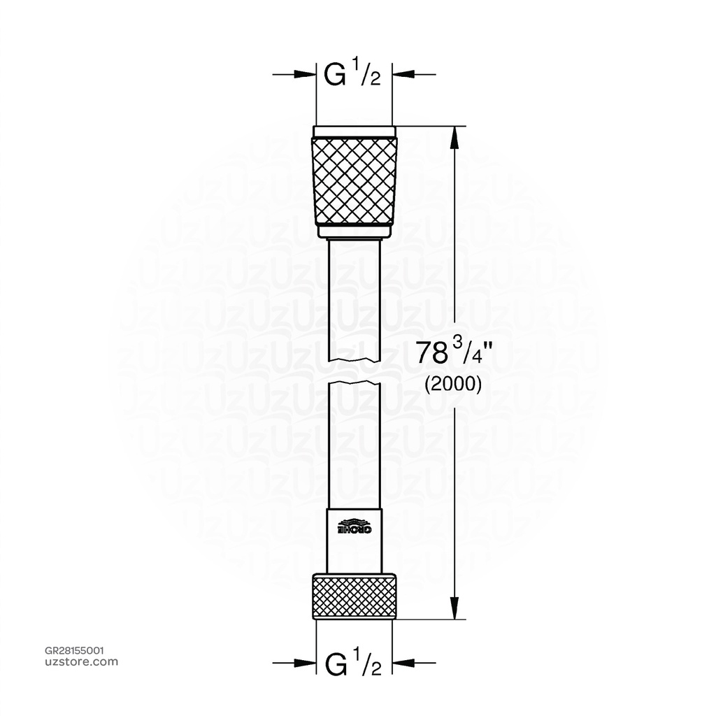 GROHERelexaflex shower hose 2000mm BL 28155001