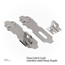 Door Latch Lock stainless steel Hasp Staple 2" CT-8003
