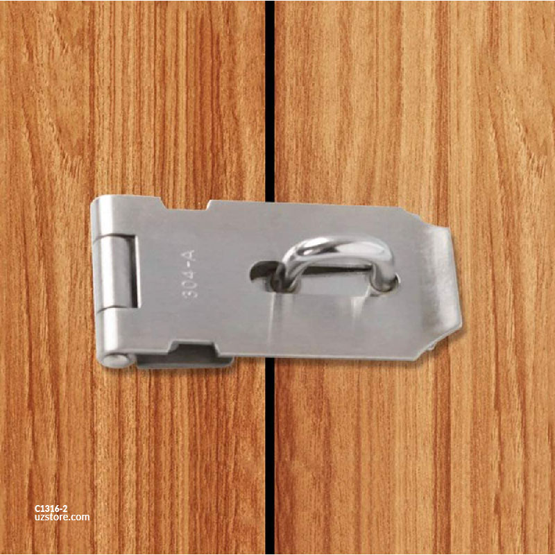 Door Latch Lock stainless steel Hasp Staple 3" CT-8002