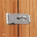 Door Latch Lock stainless steel Hasp Staple 3" CT-8002