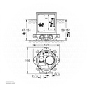 GROHE rough inst. freestand. bath spout/faucet 29086000