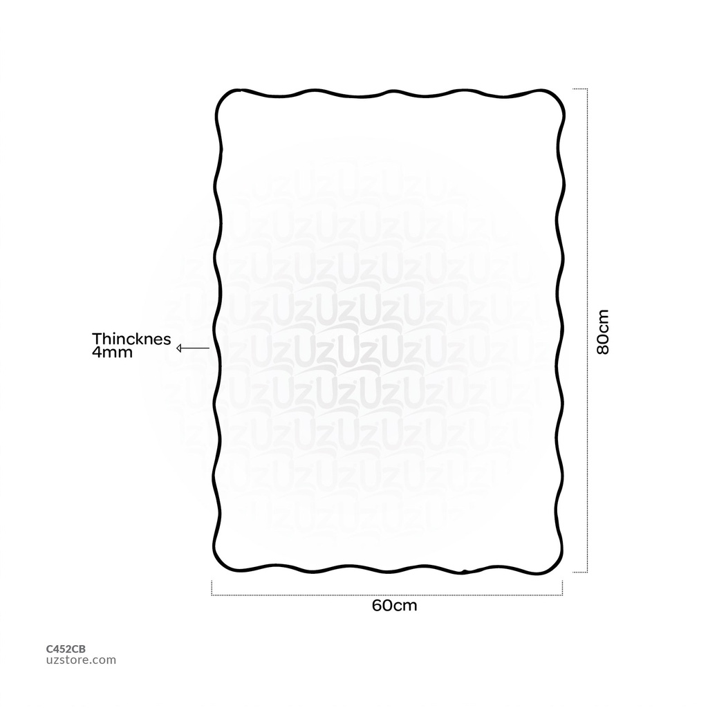 Mirror MS1503 80*60 Thincknes 4mm