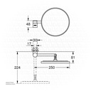 GROHE Selection Cosmetic Mirror 41077000