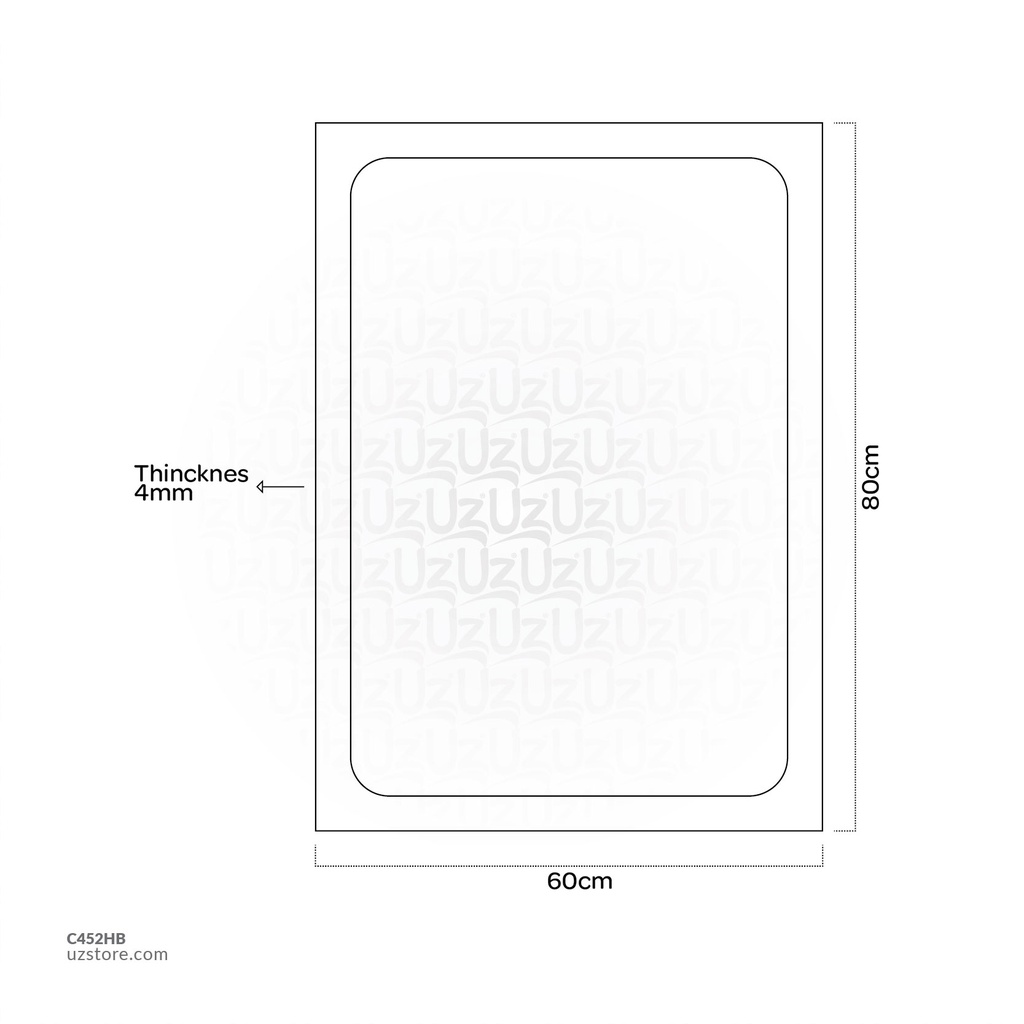 Mirror KH1610 80*60 Thincknes 4mm