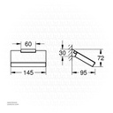 GROHE Selection Cube Paper Holder w/cover 40781000