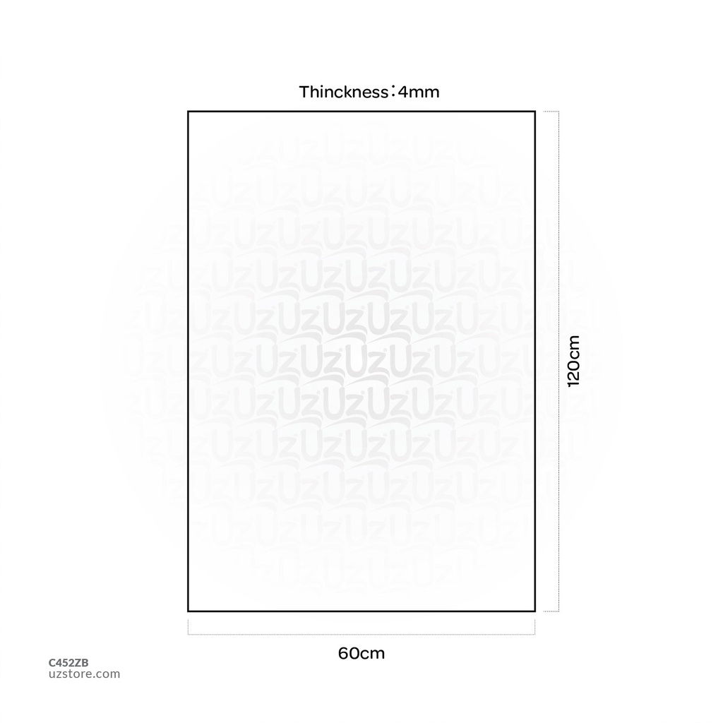 Mirror plain 120*60 Thincknes 4mm