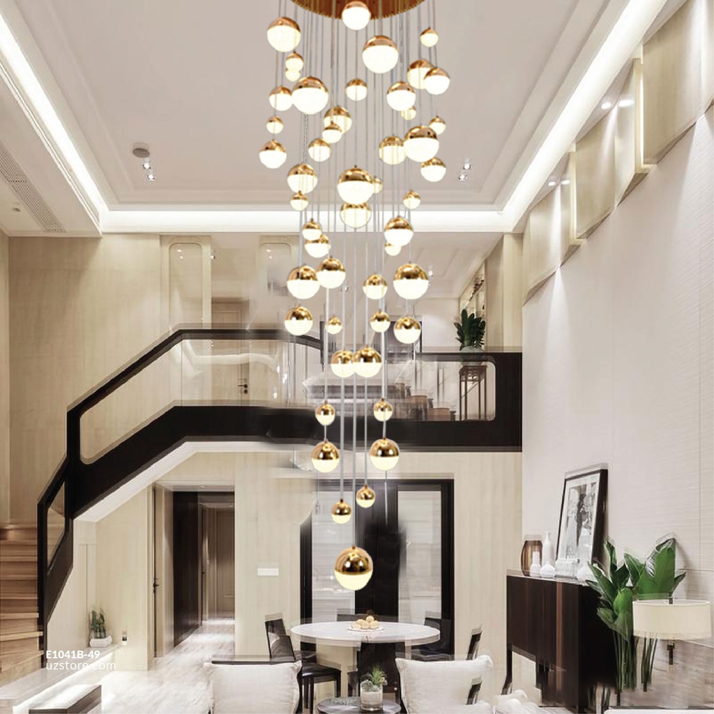 Balls Chandelier 3M - Base 80 cm - 49 Balls 9339/49