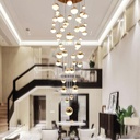 Balls Chandelier 3M - Base 80 cm - 49 Balls 9339/49