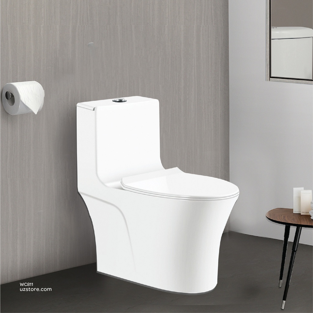 Tornado Siphonic One-piece Toilet S-TRAP 300MM PP seat cover BO-2095