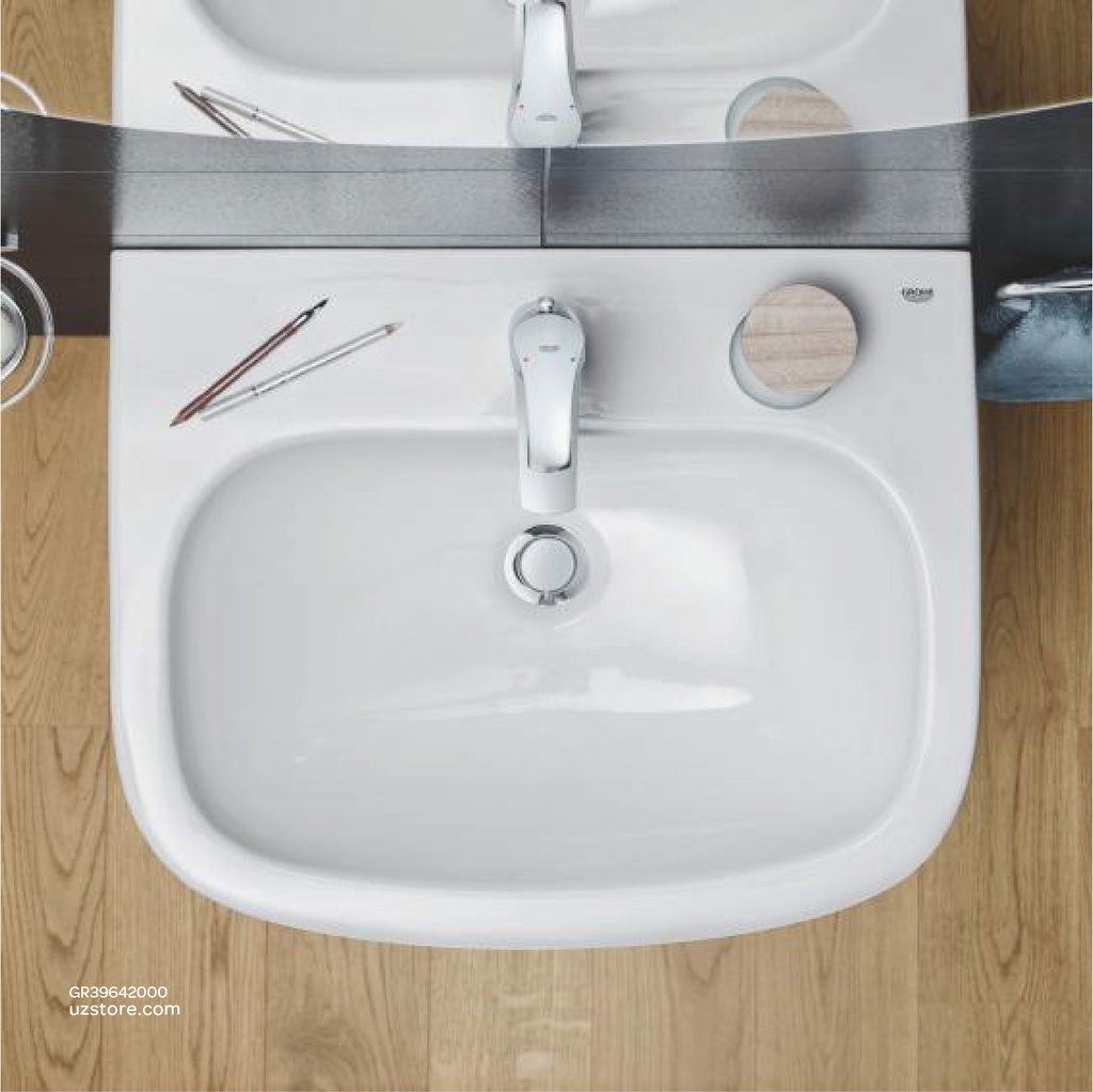 GROHEEuro Ceramic Washbasin 60 + EUSM Cosmo 39642000