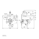 GROHEEuro Ceramic Washbasin 60 + EUSM Cosmo 39642000