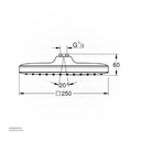 GROHE Tempesta 250 Cube Head shower 1 spray , 26685000 , chrome