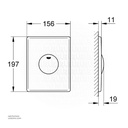 GROHESkate wall plate 37547000