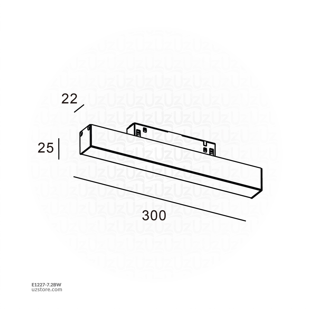 Magnet Track lamp(48V) 7.2W  410054