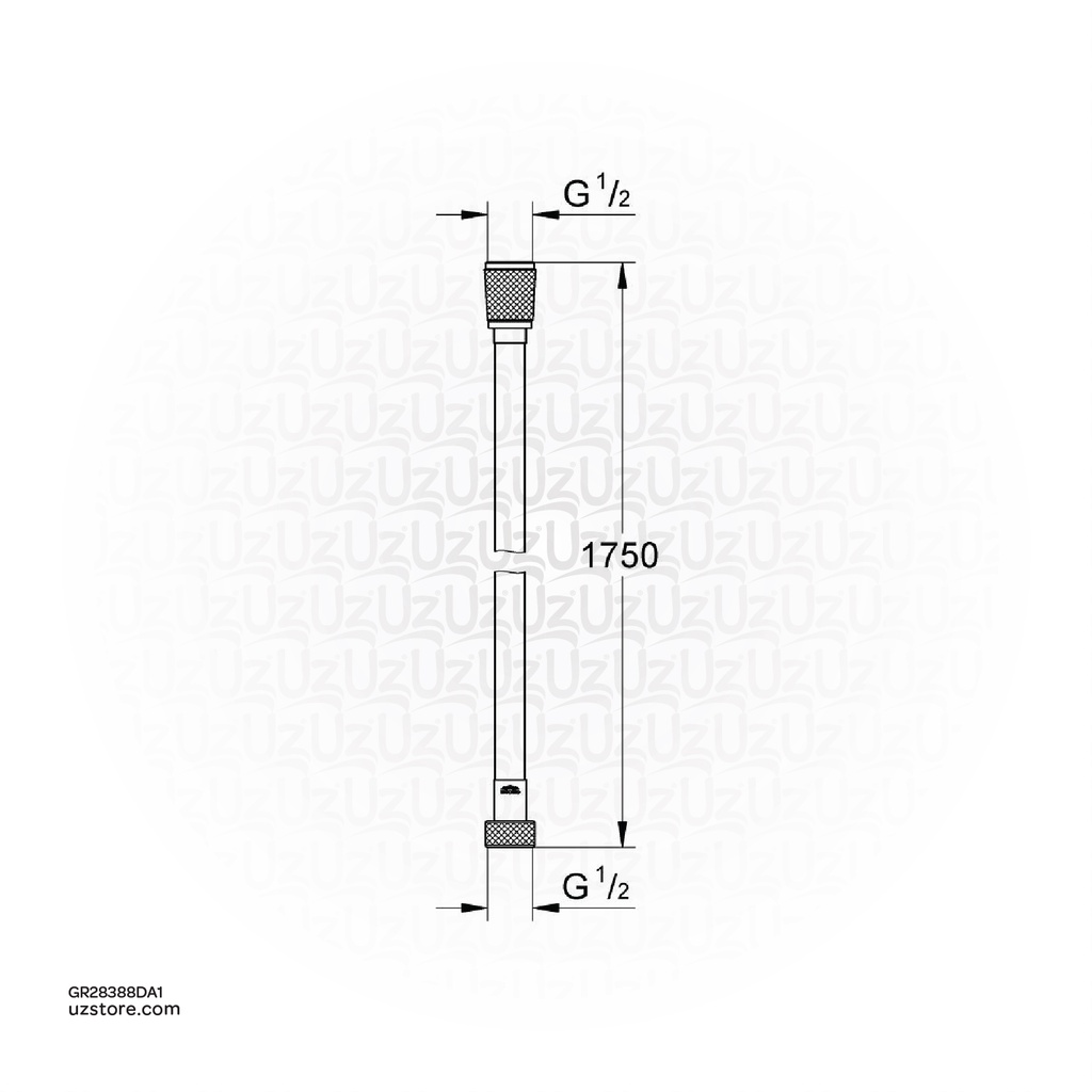 GROHE Silverflex Shower hose , 28388DA1 , warm sunset